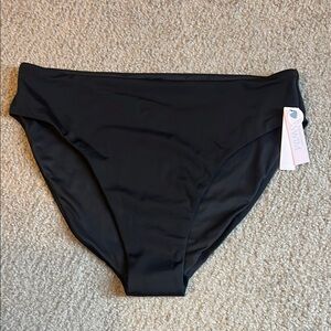 Women's xl Black Victoria’s Secret high waisted swim bottoms